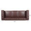 Husani Faux Leather Rolled Arms Chesterfield Sofa-2098138542-2138954810