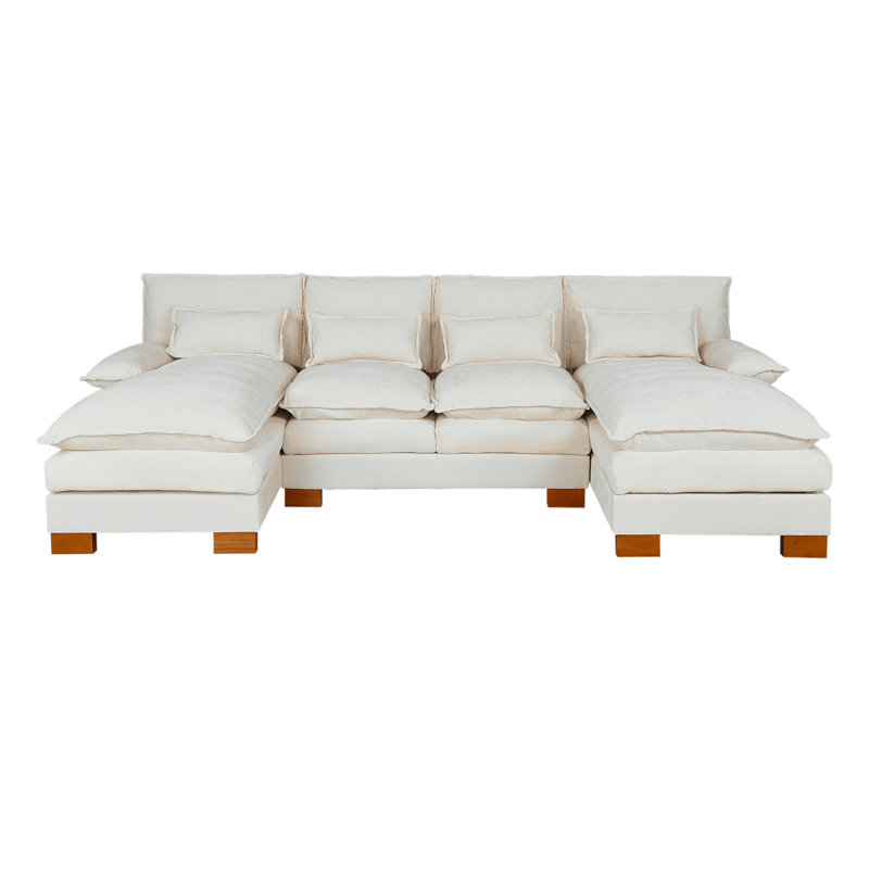Canapé en chenille 2179-BEIGE, Beige