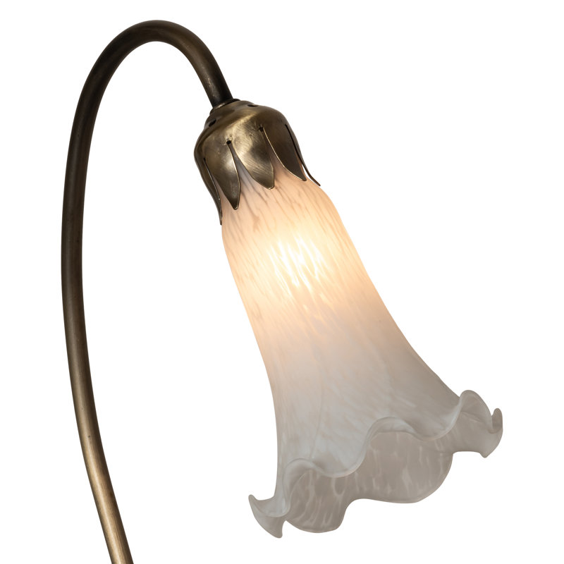 Nedra Arched Table Lamp Set, White