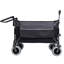 Multi-Functional Outdoor Push-Pull Folding Wagon Cart With Rotating Handle