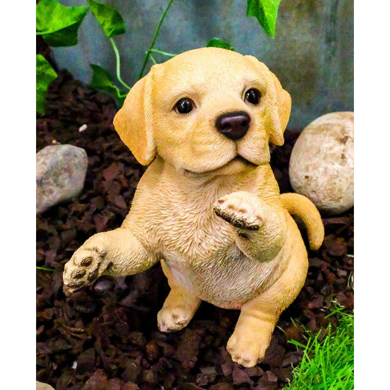 Figurine réaliste chiot labrador adorable