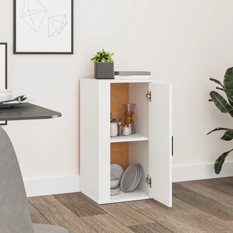 Sideboard 40x33x70 cm Engineered Wood, White