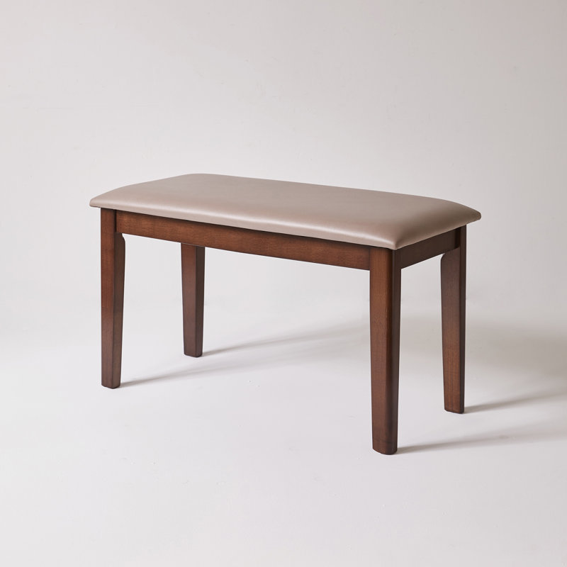31"W Upholstered Solid Wood Frame Bench