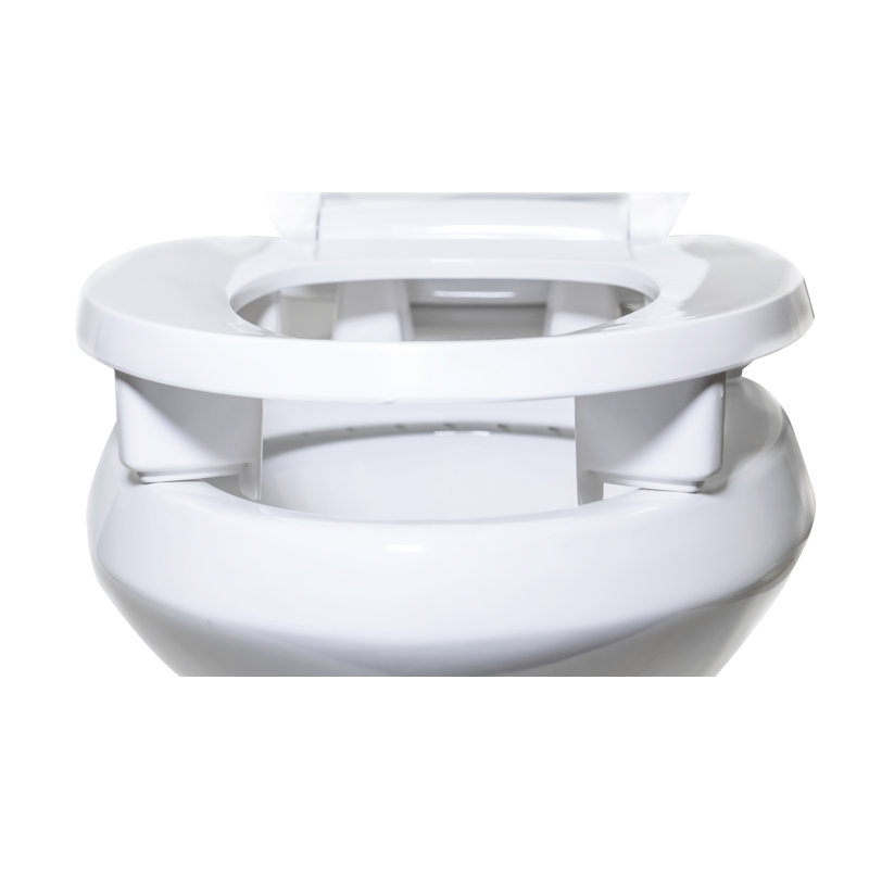 Elongated Toilet Seat and Lid, 3" Lift