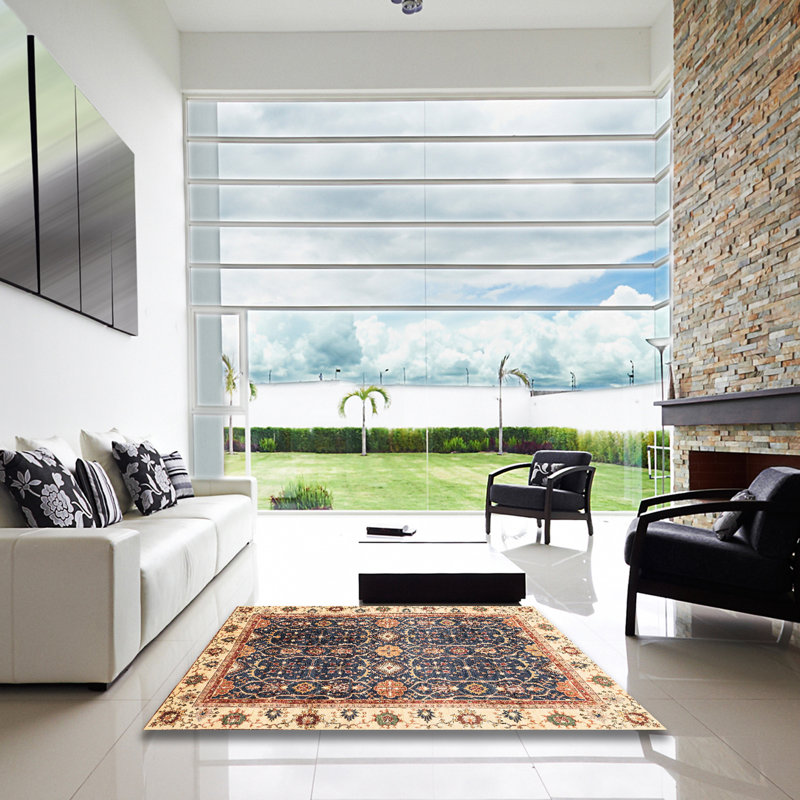 Tapis abstrait moderne 3100, Carré 8 pi