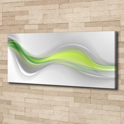 Waves Abstraction - Wrapped Canvas Print