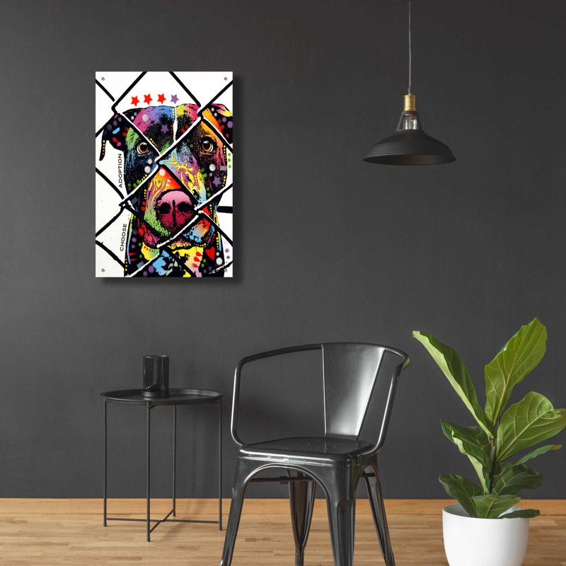 Hokku Designs «Select Adoption» par Dean Russo, art mural en verre acrylique ACR-18477, H 36 po x l 24 po x P 0,2 po