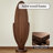 American-Style Vintage Black Walnut Adjustable Full-Length Mirror