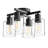 4 - Light Modern Flush Mount Chandelier Dimmable Ceiling Lights