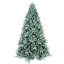 Arbre de Noël 6 pi PE / PVC bleu-vert 6 pi - 1390 pointes, branches articulées, aspect naturel, support en métal stable, décoration des Fêtes facile à assembler-74816265