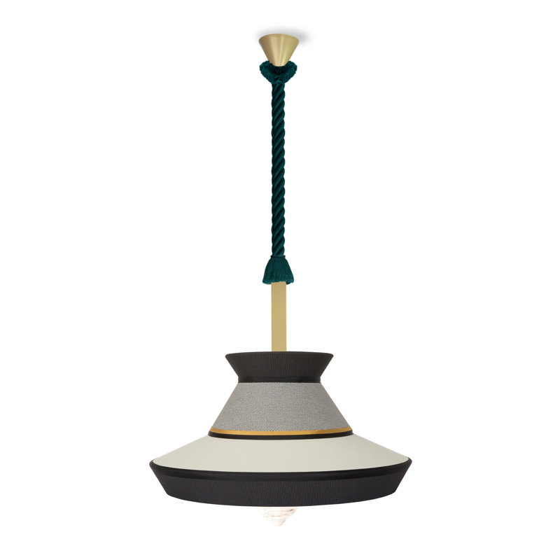 Calypso So Outdoor Suspension Lamp, 24.8" H x 27.6" W x 27.6" D