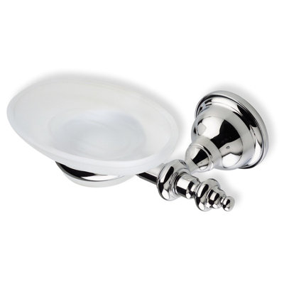 Porte-savon mural en verre Elite Classic