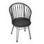 CHAISE, 2PCS avec 2 coussins, gris