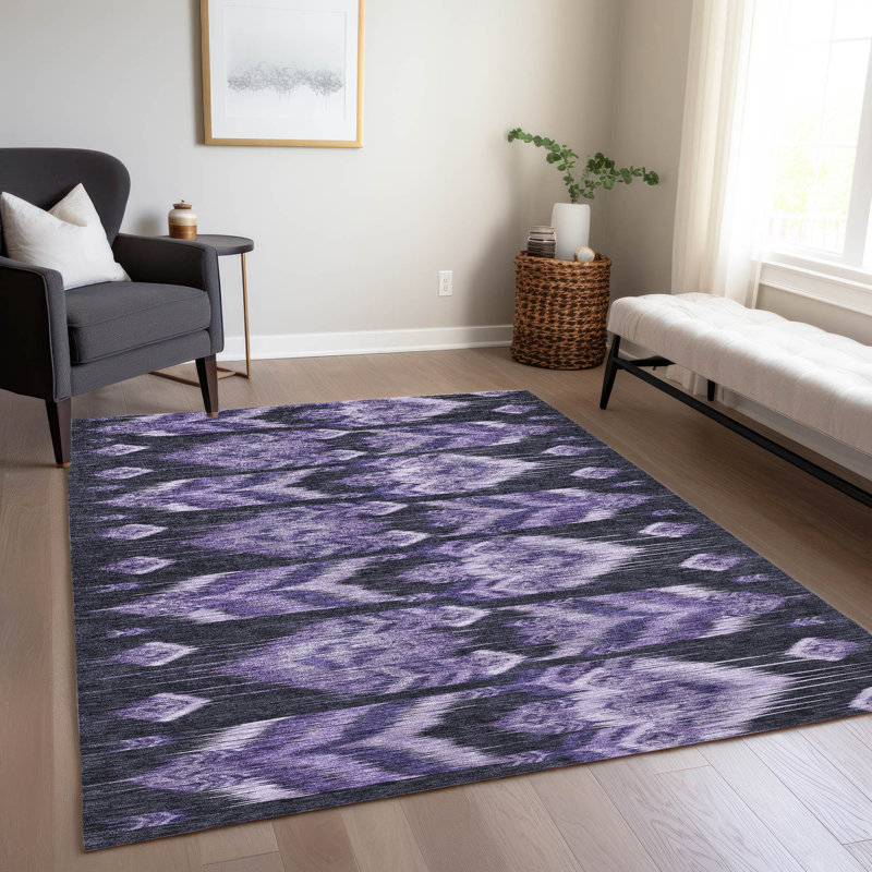 Lummus Southwestern Indoor / Outdoor Rug, Rectangle 9' x 12'