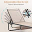 Chaise longue d'extérieur en polyrésine-118316412