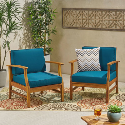Fauteuil club d'extérieur (ensemble de 2)