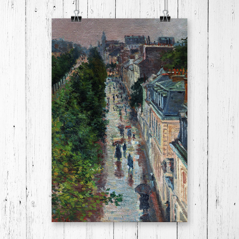 Maximilien Luce Parisian Street - Frameless Print, 59.4 x 42cm