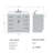 Thornaby 42'' Solid Wood Single Bathroom Vanity with 1.5'' Carrara Quartz Top-1177253712-1152098810