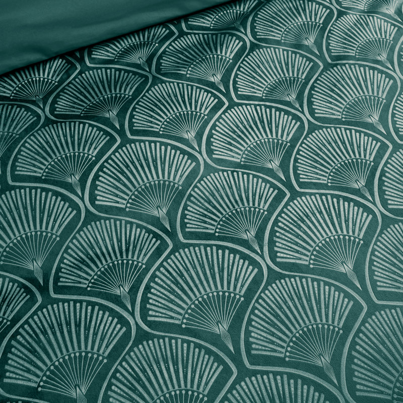 Art Deco Pearl Duvet Cover Set, Double Duvet Cover + 2 Standard Pillowcases