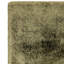 Plush Deep Pile Shaggy Sage Green Rug-903568649