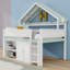 Lit mezzanine double avec toit, armoire, tablettes et garde-corps-1491762167