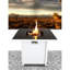 Table en acier blanc de 30 pouces - Livraison de flammes chaudes 40000, durée de combustion de 24 heures, allumage par bouton-poussoir, sortie d'énergie Garden Dream, combustion,
