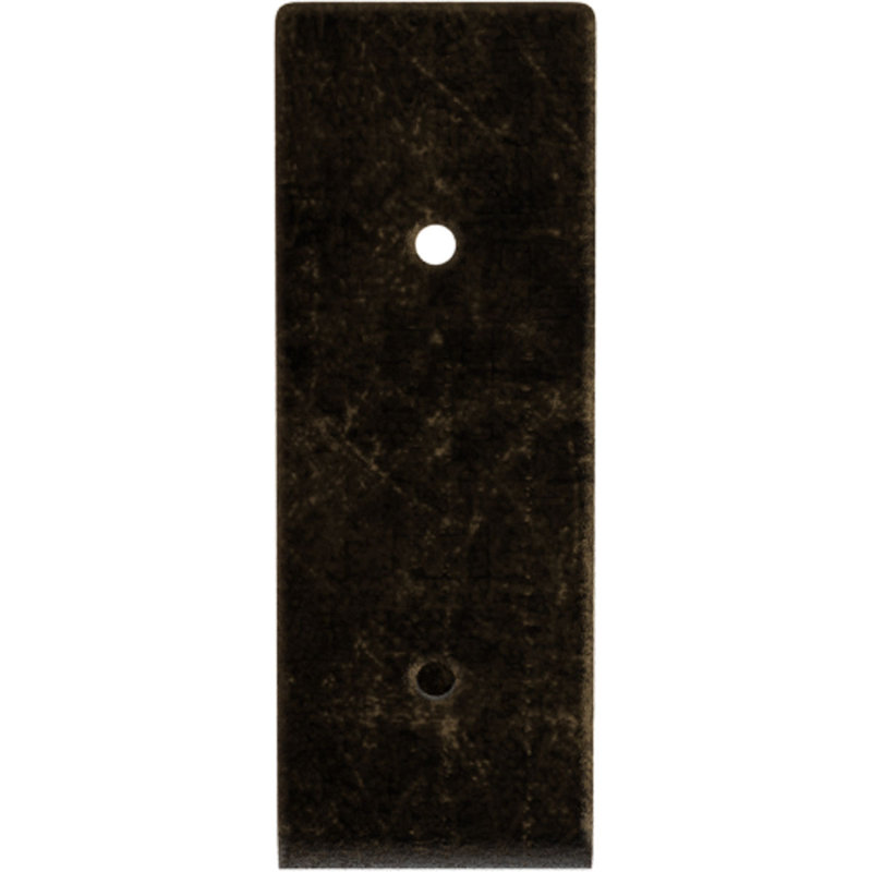 Support de tablette en acier, H 5 po x l 2 po x P 6 po, Or pâle antique