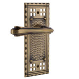 Craftsman Plate Passage (Hall & Closet) with Fleur Lever