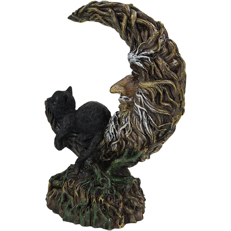 Figurine Beaney Ebros dormant sur un arbre dendritique Greenman