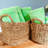 Hand Woven Wicker Laundry Basket with Handles