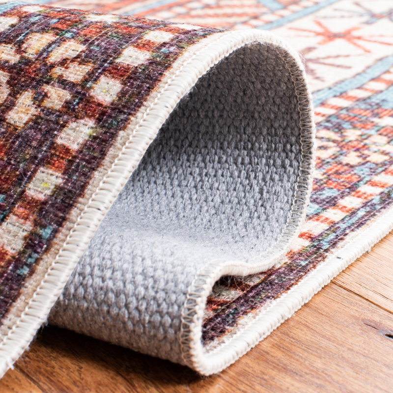 Karma Performance Machine Washable Southwestern Rug, Rectangle 5'3" x 7'7"