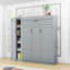 Lit escamotable en bois avec tablettes et garde-robe-2127528499-2127528493