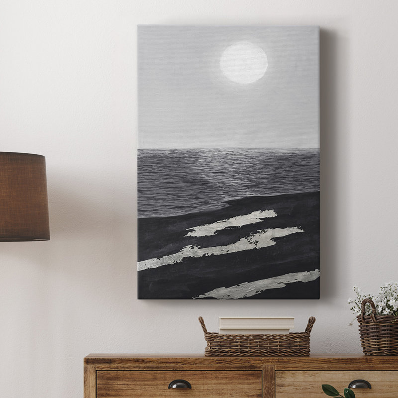 Silver Shoreline I - galerie sur mesure, H 27 po x l 18 po