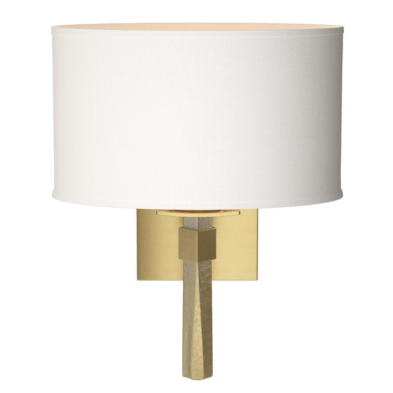 Applique murale ovale Beacon Hall, Anna ton naturel, Laiton moderne