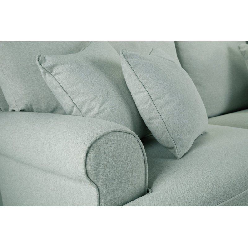 Adama Upholstered Accent Chairs, Light Green