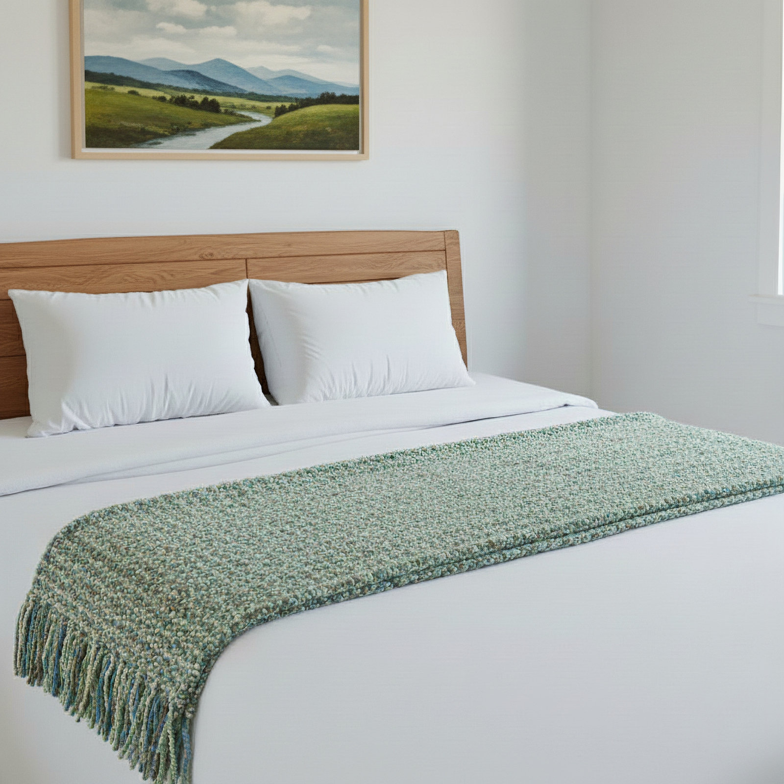 Machine Woven Throw Blanket, Surf