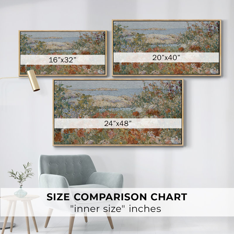 Botanical Series-CDXV III - Toile tendue avec châssis encadré - Prêt à être accroché, H 21 po x l 41 po, Naturel