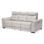 Mia Bella 89.5'' Rolled Arm Reclining Loveseat
