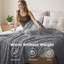 Couverture en flanelle de lits pour lit simple / simple TG pour filles, couverture douce et confortable 300 GSM pour dortoir et décoration intérieure, gris clair, cadeau toutes saisons-116397907-116397923