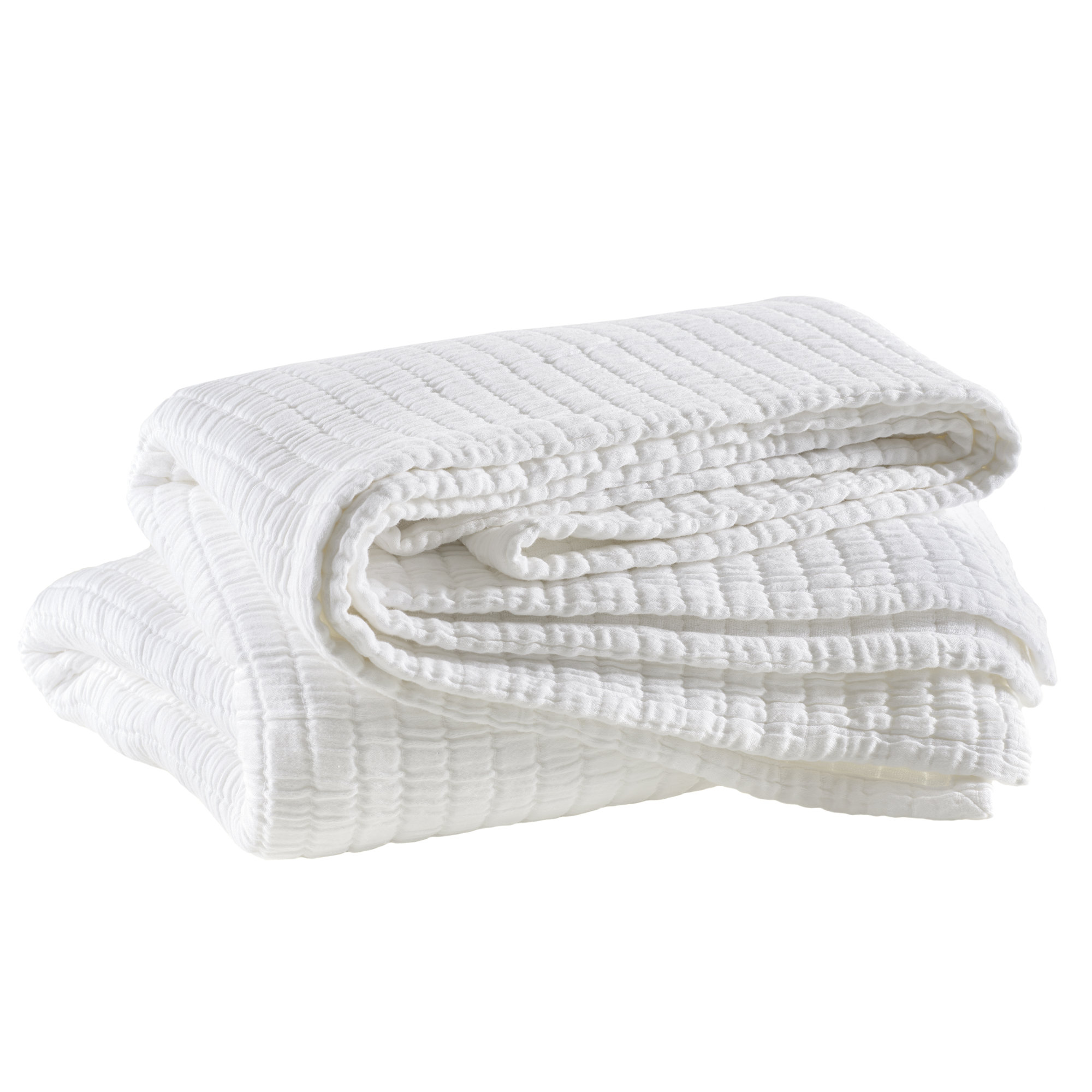 Boyfriend Modern & Contemporary Coverlet/Bedspread, Twin/Twin XL Coverlet, White