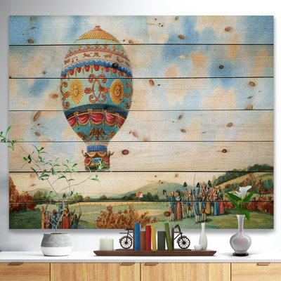 Corwin " Hot Air Balloon Illustration "