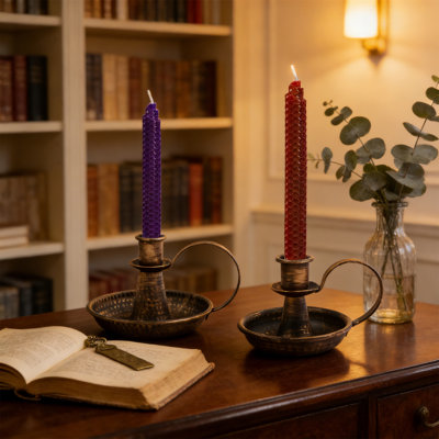 Metal Tabletop Candlestick