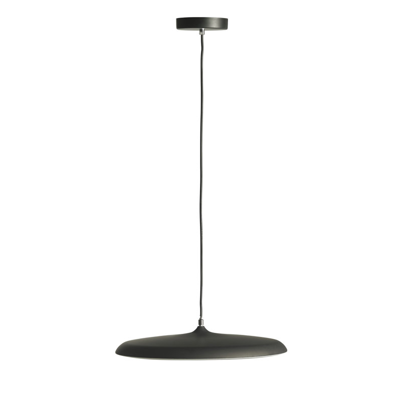 Thoreau 1 - Light Black LED Dome Pendant