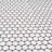 Cirkel 11.46'' W x 12.4'' L Porcelain Tile Mosaic Sheet-90637827