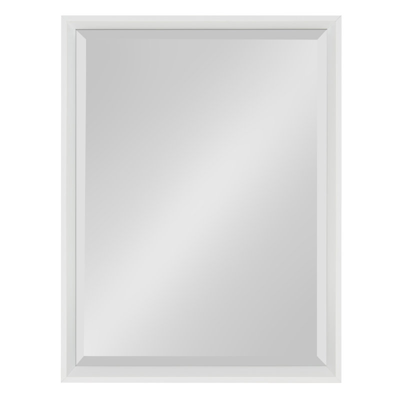 Miroir d'appoint Ovey, Blanc, 25,5 po x 19,5 po
