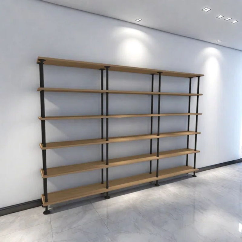 Simple and high-quality bookcase, (6 Shelves) 67.7"H x 78.7"W x 11.8"D