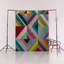 Tapis décoratif multicolore à motifs géométriques rectangulaires-1080127778