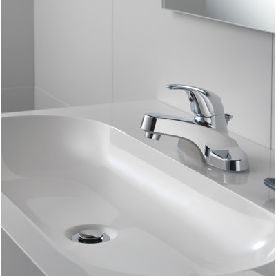Core Centerset Bathroom Faucet with Drain Assembly, 2-handle Bathroom Sink Faucet