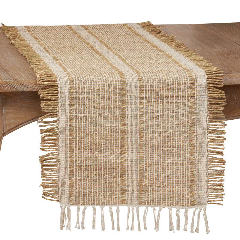 Mcentee Cotton Blend Table Runner, 72" x 16"