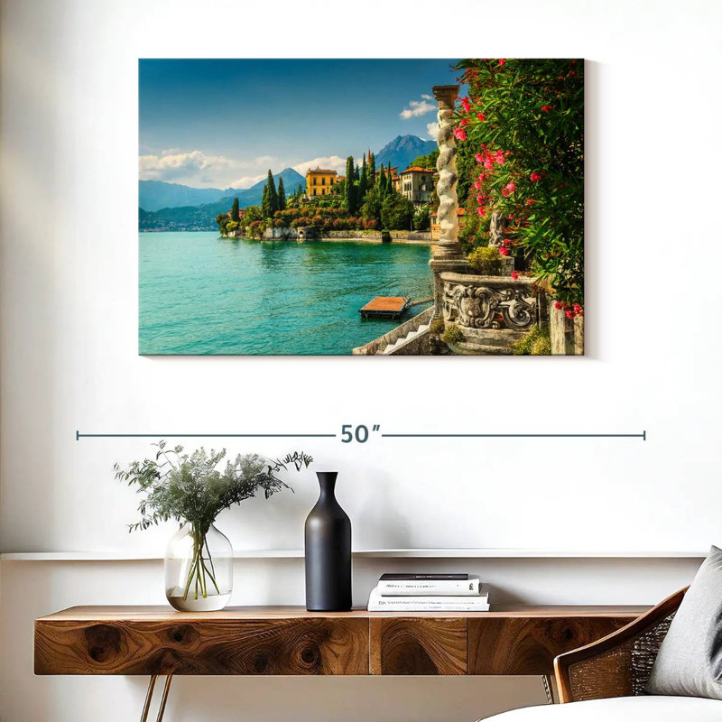 Alvord Villa Monastero In Como Lake, 26" H x 39" W
